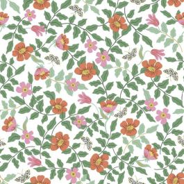 York Rifle Paper Co. E43 Primrose Peel and Stick Wallpaper in Rose/Cream PSW1313RL (One Roll) FedEx/UPS