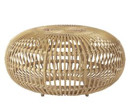 Universal Coastal Living Escape Rattan Scatter Table in Natural Rattan 833809 CLOSEOUT CODE:UNIV10 for 10% Off