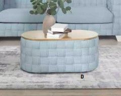 ACME Saree Coffee Table in Blue LV02349 EST SHIP TIME APPX 4 WEEKS
