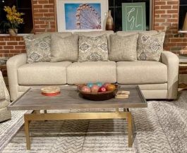 Corinthian 7800 Bryce Sofa in Prestige Wheat FG7803