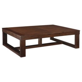 Watson Rectangular Cocktail Table in Dark Brown T481-1