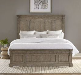 Liberty Furniture Town & Country King Panel Bed in Dusty Taupe 711-BR-KPB EST SHIP TIME APPX 4 WEEKS