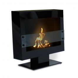 Anywhere Fireplace Tribeca II Floor Standing Fireplace in Satin Black