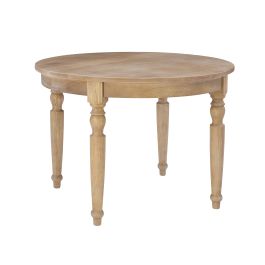Linon Avalon Light Natural Brown Round Table W03487L