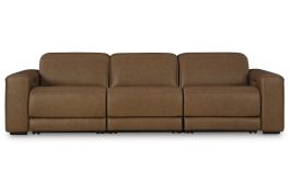 EasyMoney 3-Piece Power Reclining Sectional Sofa in Caramel U10700S2