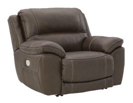 Dunleith Zero Wall Power Recliner with Power Headrest in Chocolate U7160482