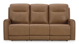 Tryanny Power Reclining Sofa in Butterscotch U9370415