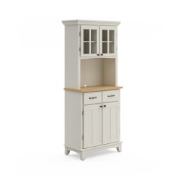 Homestyles Buffet Of Buffets Buffet with Hutch in Off-White 5001-0021-12 FedEx/UPS