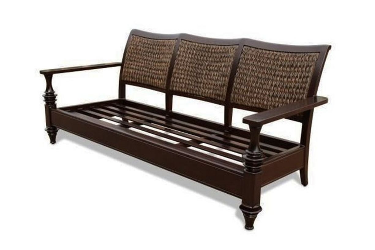 Plank Hide Co Grenada Outdoor Sofa In Spiced Rum 19023